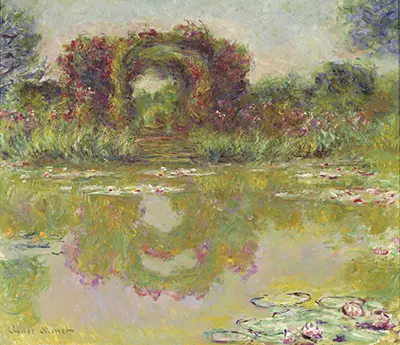 Die Rosenbögen, Giverny Claude Monet